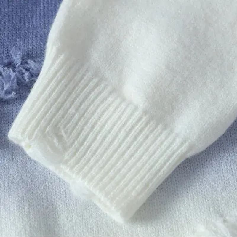 Distressed Gradient Relaxed Knit