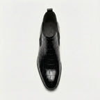Padded Leather Chelsea Boots