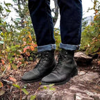 Patina Leather Ankle Boots