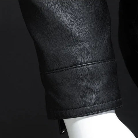 Faux Leather Biker Jacket