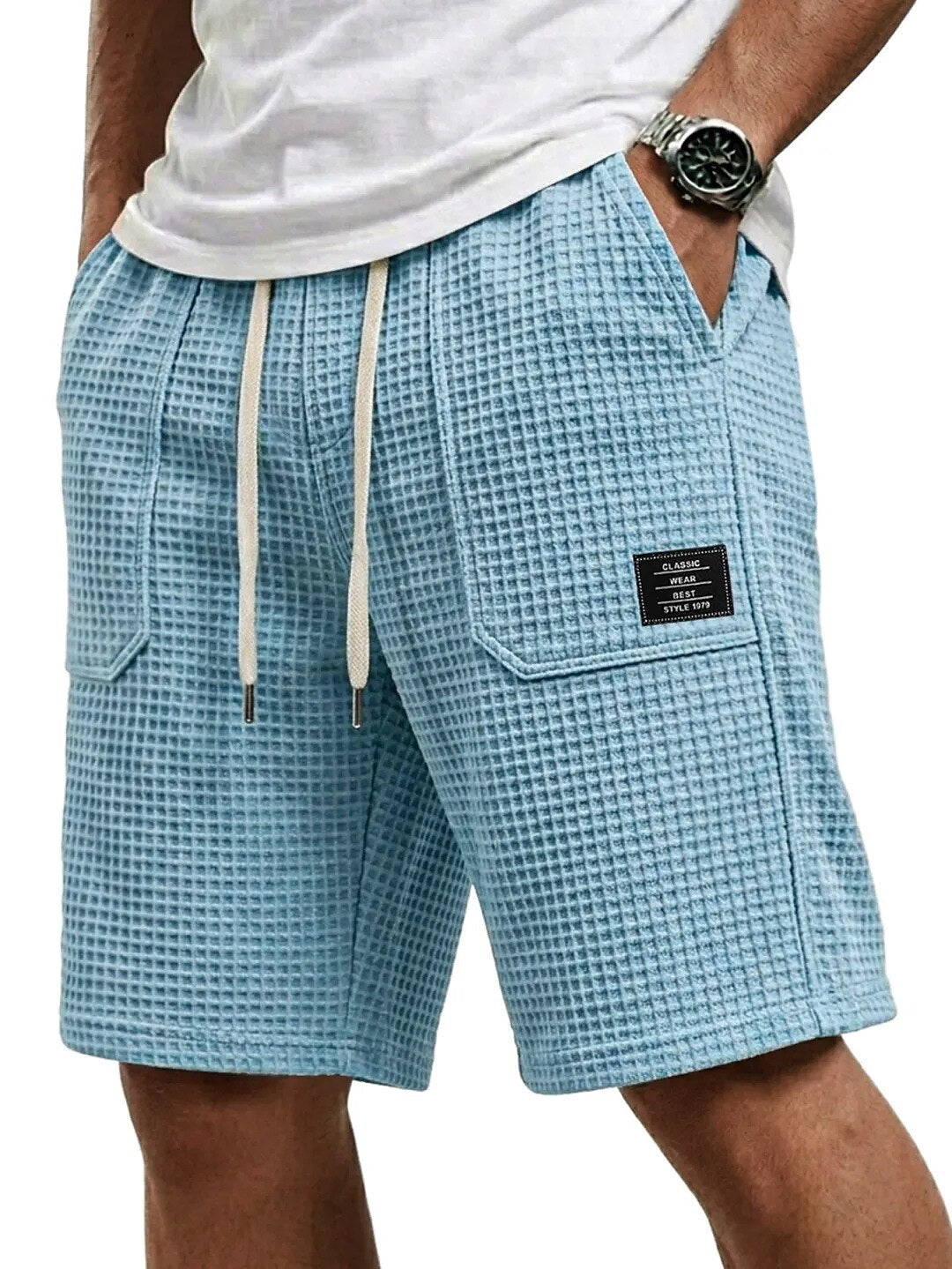 Waffle Knit Summer Shorts