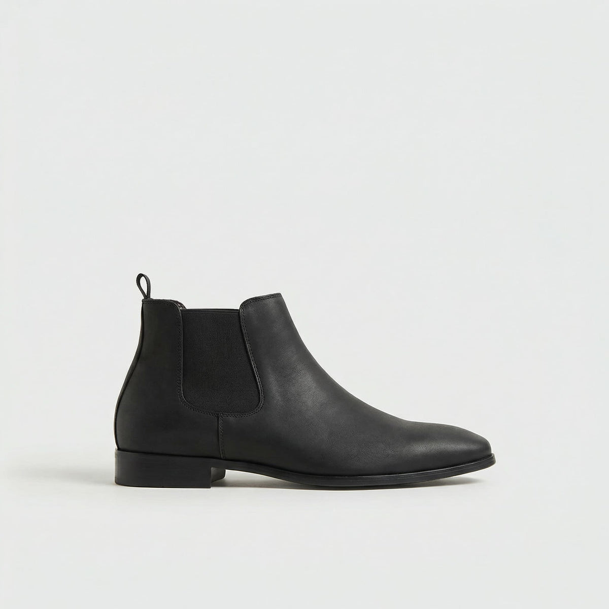 Smooth Leather Chelsea Boots