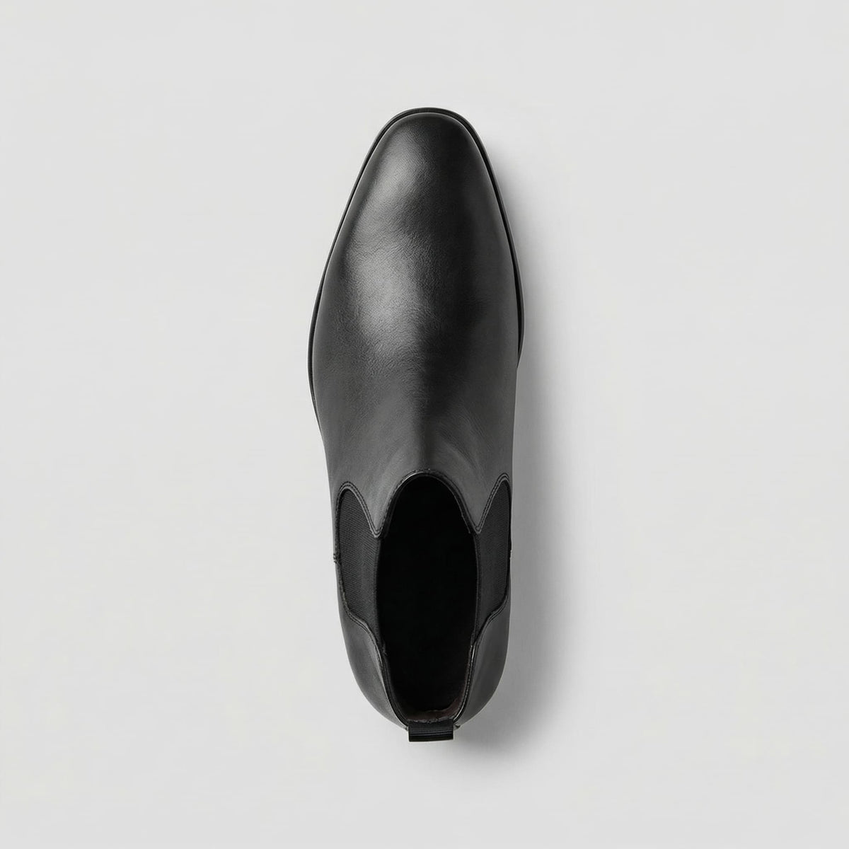 Smooth Leather Chelsea Boots
