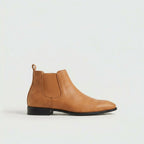 Smooth Leather Chelsea Boots