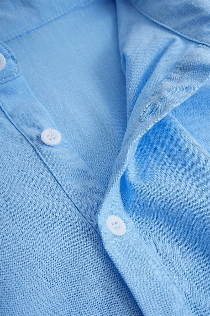 Classic Loose-Fit Linen Shirt