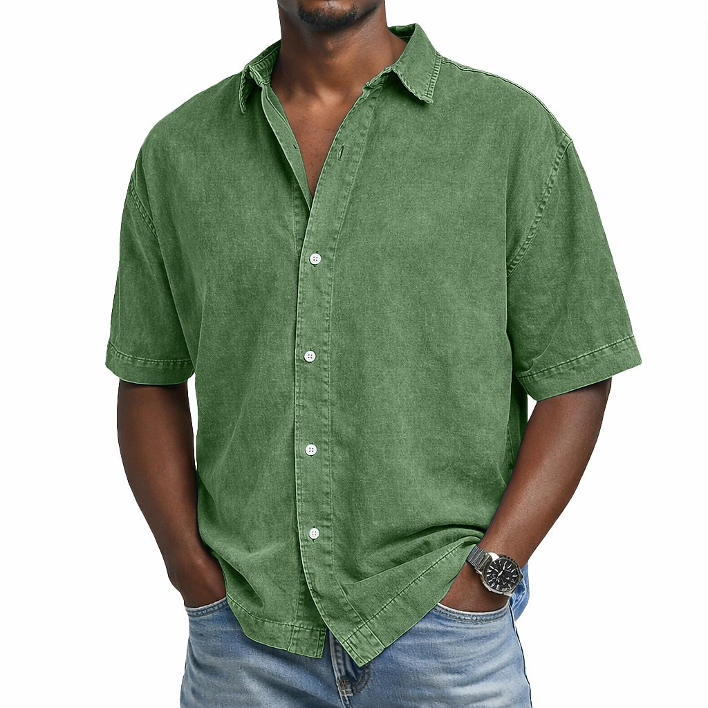 Vintage Washed Cotton Shirt