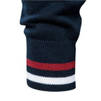 Color Block Zip Stand Collar Cardigan