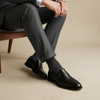 Smooth Leather Penny Loafers