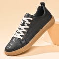 Low-Profile Embossed Leather Sneaker
