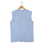 Vintage Washed Henley Tank Top