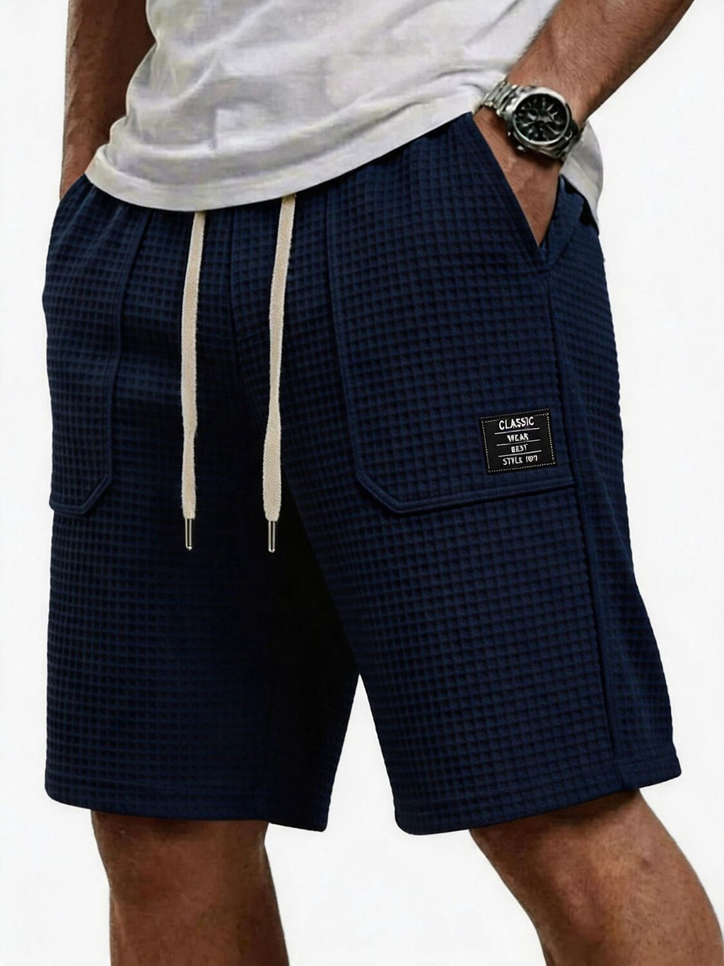 Waffle Knit Summer Shorts
