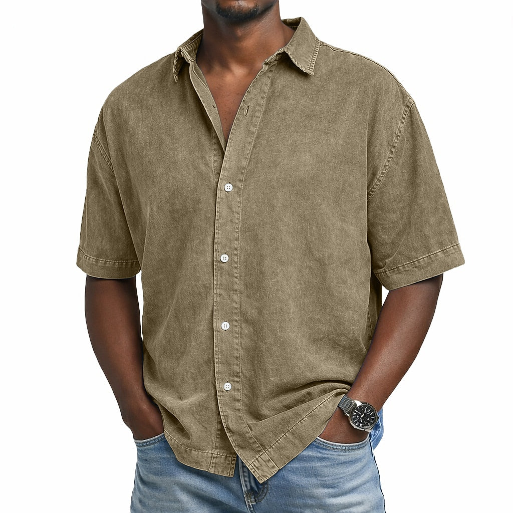 Vintage Washed Cotton Shirt