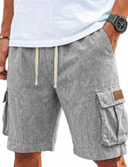 Lightweight Linen Beach Shorts