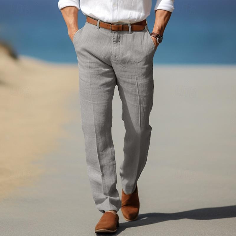 Men's Premium Linen Suit Trousers