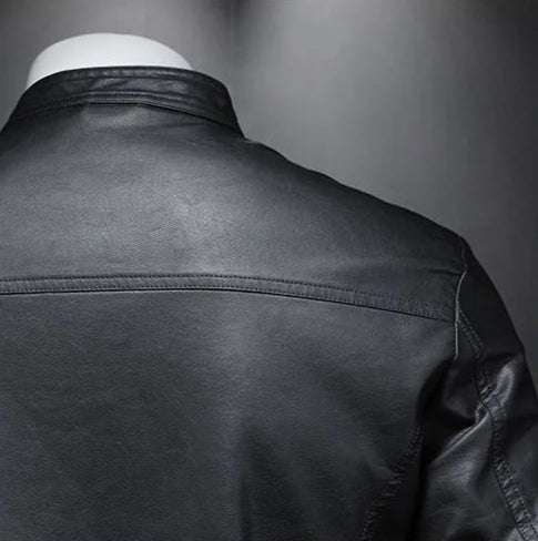 Faux Leather Biker Jacket
