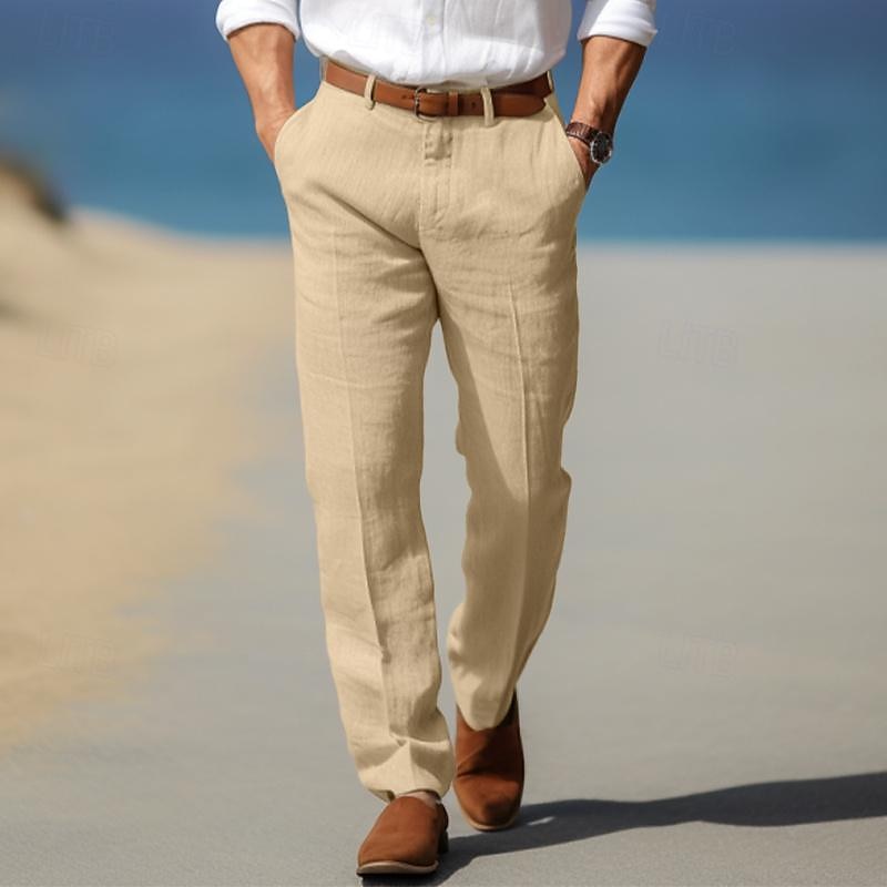 Men's Premium Linen Suit Trousers